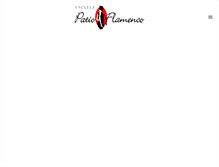 Tablet Screenshot of patioflamenco.cl